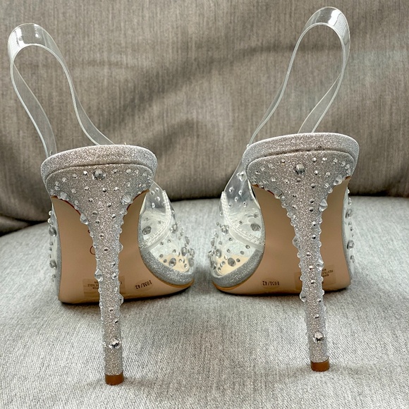 Jessica Simpson Jaisey High Heel in Clear 10M Like New - Picture 5 of 10